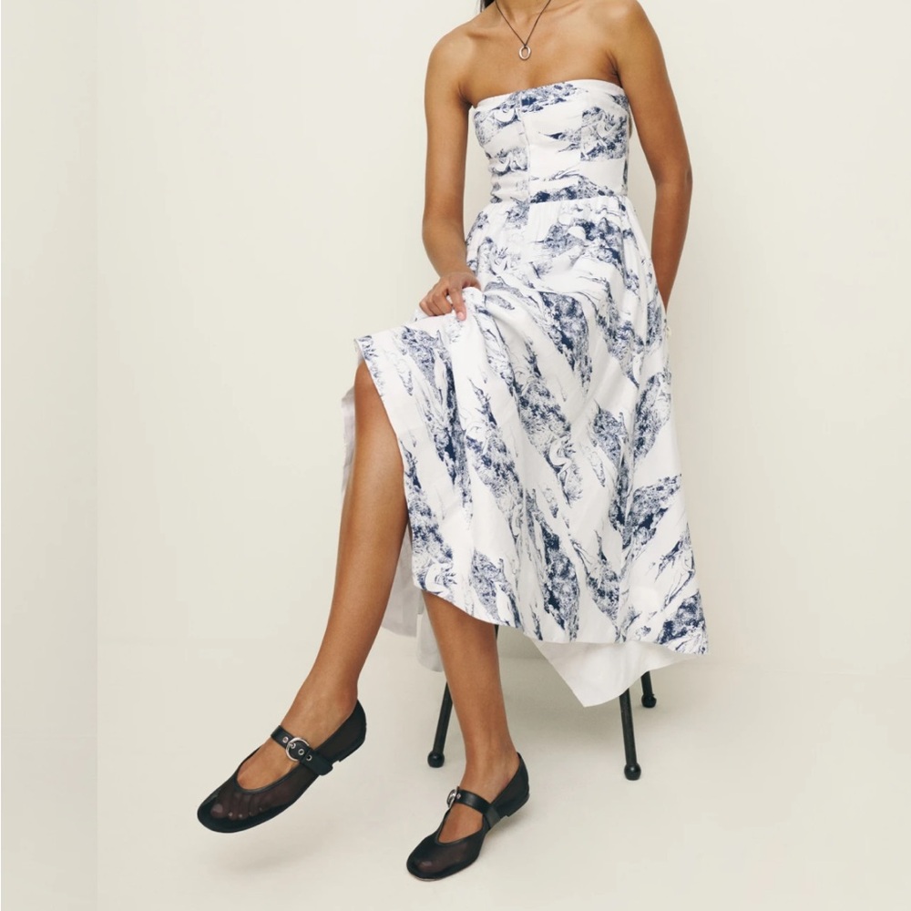Reformation Linen Dress NWT - Picture 1 of 8